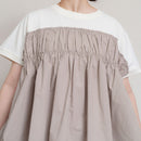 天竺×布帛ドッキングプルオーバー GCS5027 トップス 4カラー