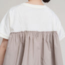 天竺×布帛ドッキングプルオーバー GCS5027 トップス 4カラー