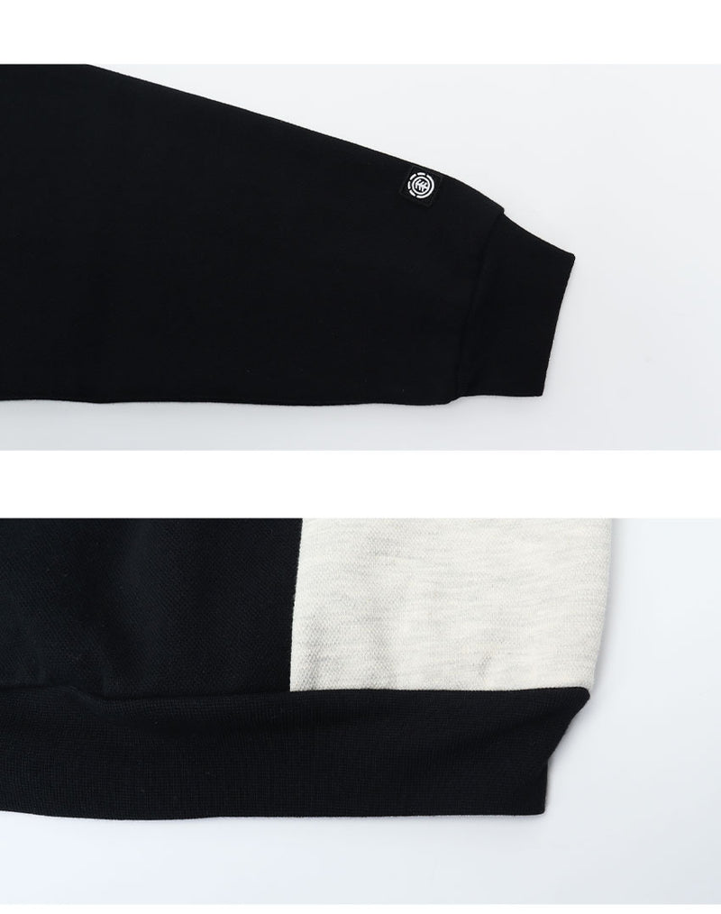 FULY POLO HALF ZIP BE021604 ハーフジップスウェット 2カラー
