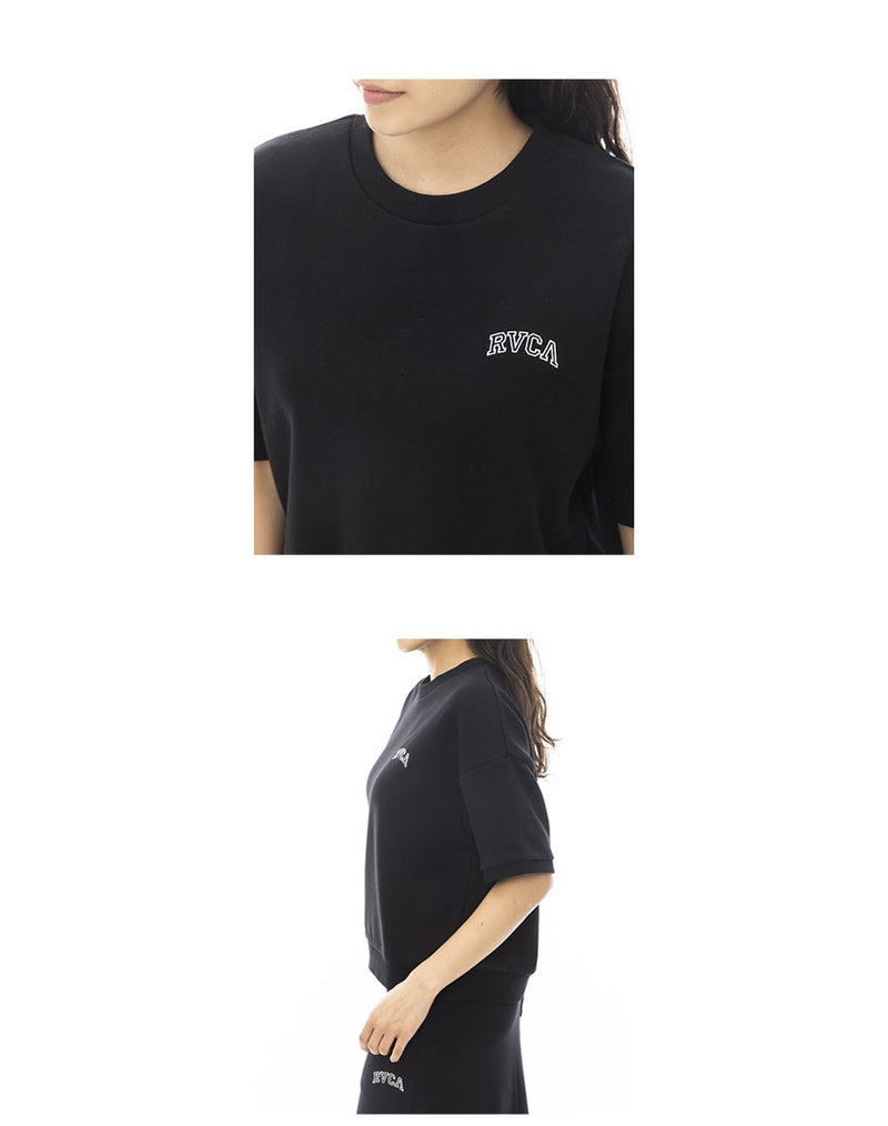 ARCH MINI RVCA SWEAT ST BE043220 半袖トレーナー 2カラー