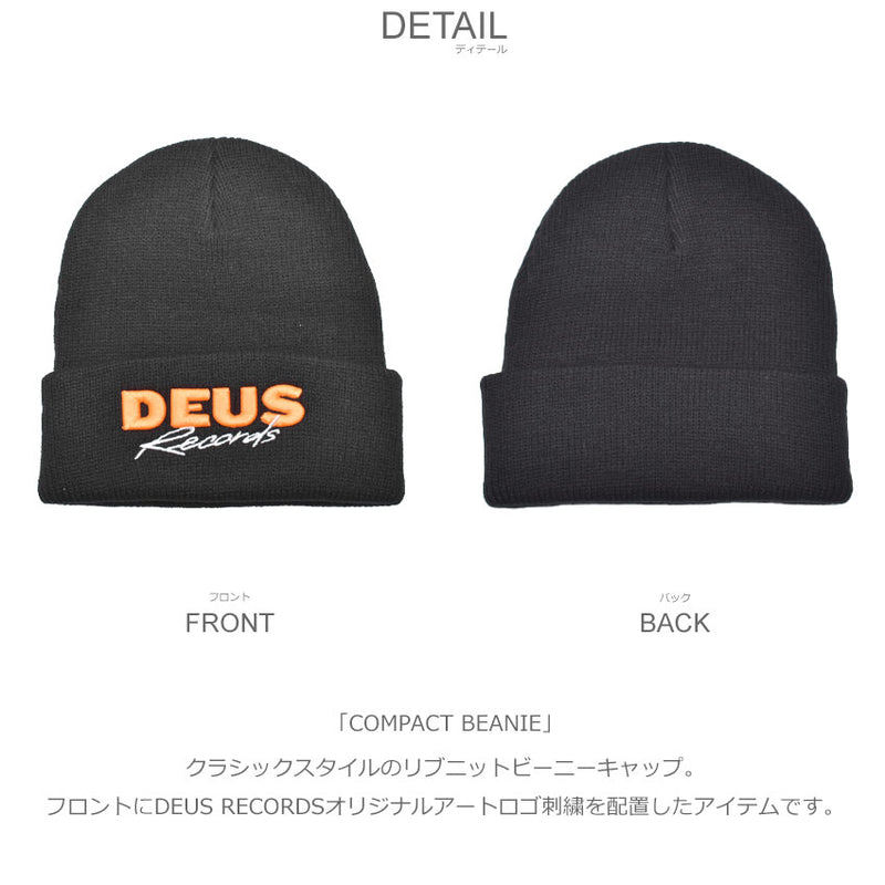 COMPACT BEANIE DMF227420 ビーニー 2カラー