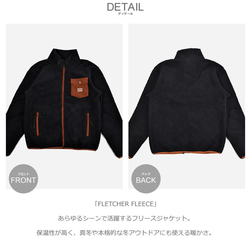 FLETCHER FLEECE DMF238963 ジャケット 2カラー