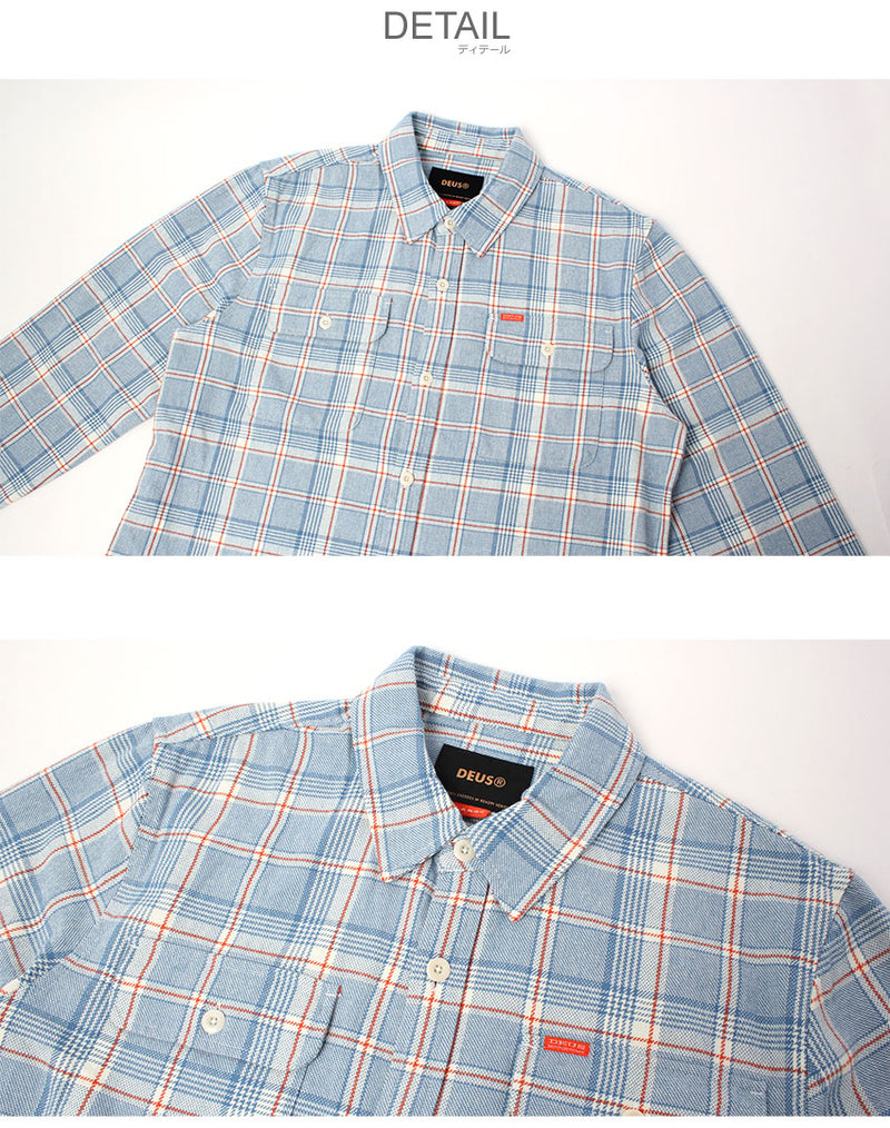 VACAY CHECK SHIRT DMP255125 長袖シャツ 2カラー