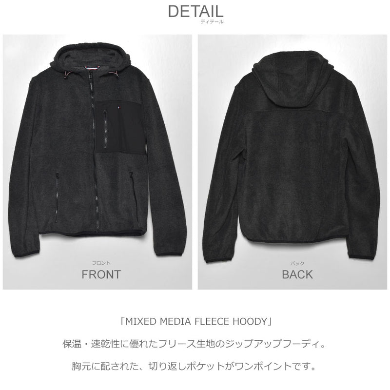 MIXED MEDIA FLEECE HOODY 151AF238 フリース 4カラー