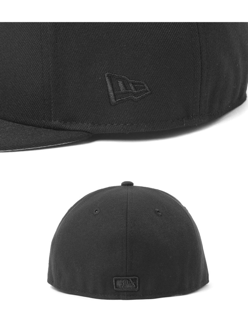 MLB BASIC 59FIFTY BLACK ON BLACK COLLECTION 11591128 11591175 11591150 11591155 帽子 4カラー