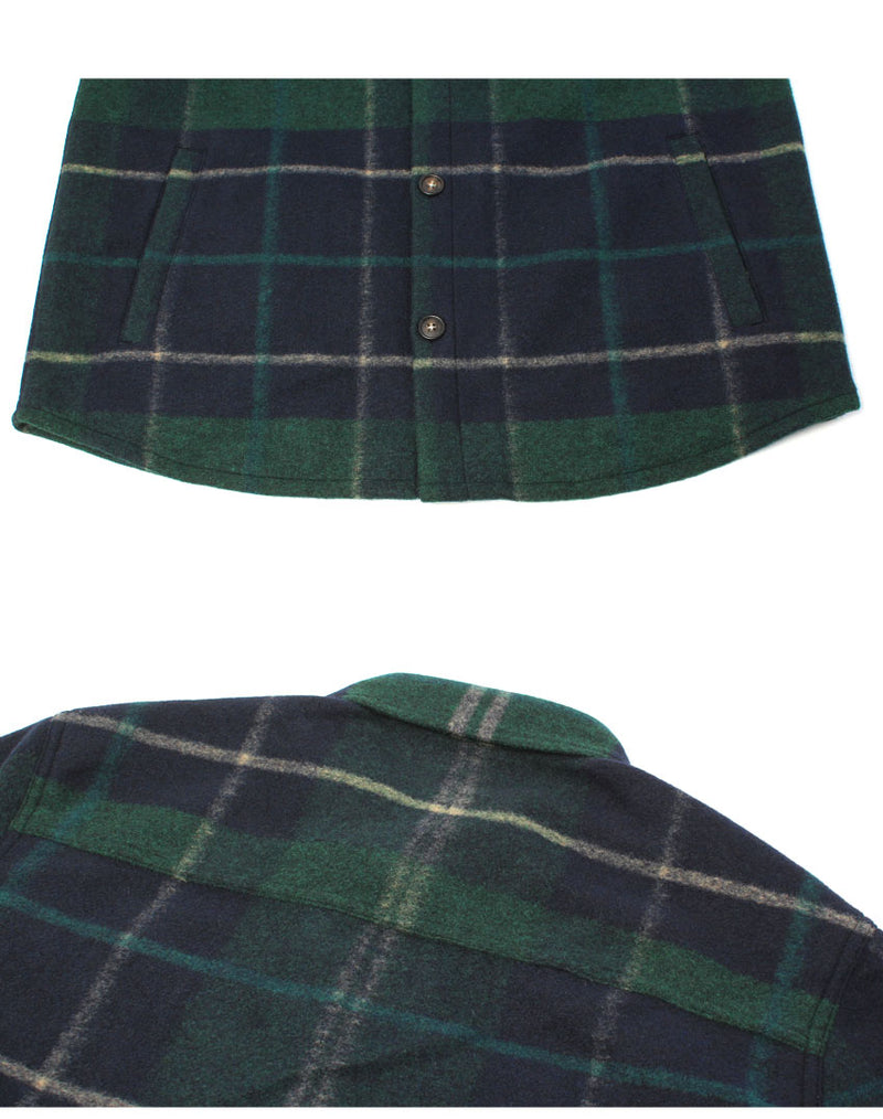 CHAPTER TAILORED CHECK OVERSHIRT MOS0400 カジュアルシャツ 2カラー