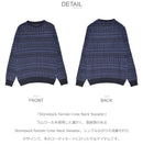 Stonebeck Fairisle Crew Neck Sweater MKN1579 ニット 2カラー