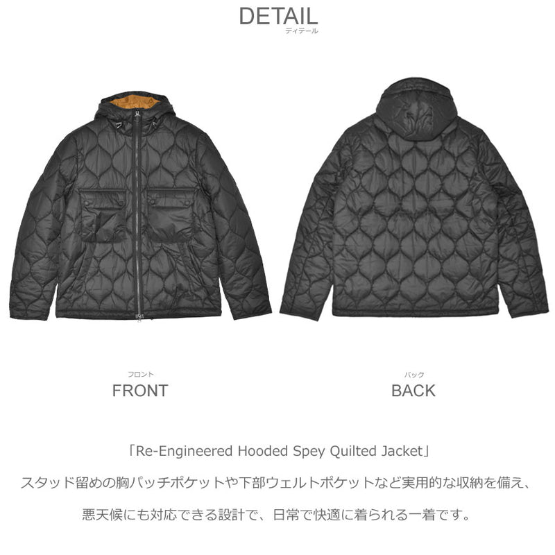 Re-Engineered Hooded Spey Quilted Jacket MQU1857 ジャケット 2カラー