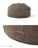 ウォータープルーフ ビューフォート フラット キャップ MHA0757 帽子 1カラー