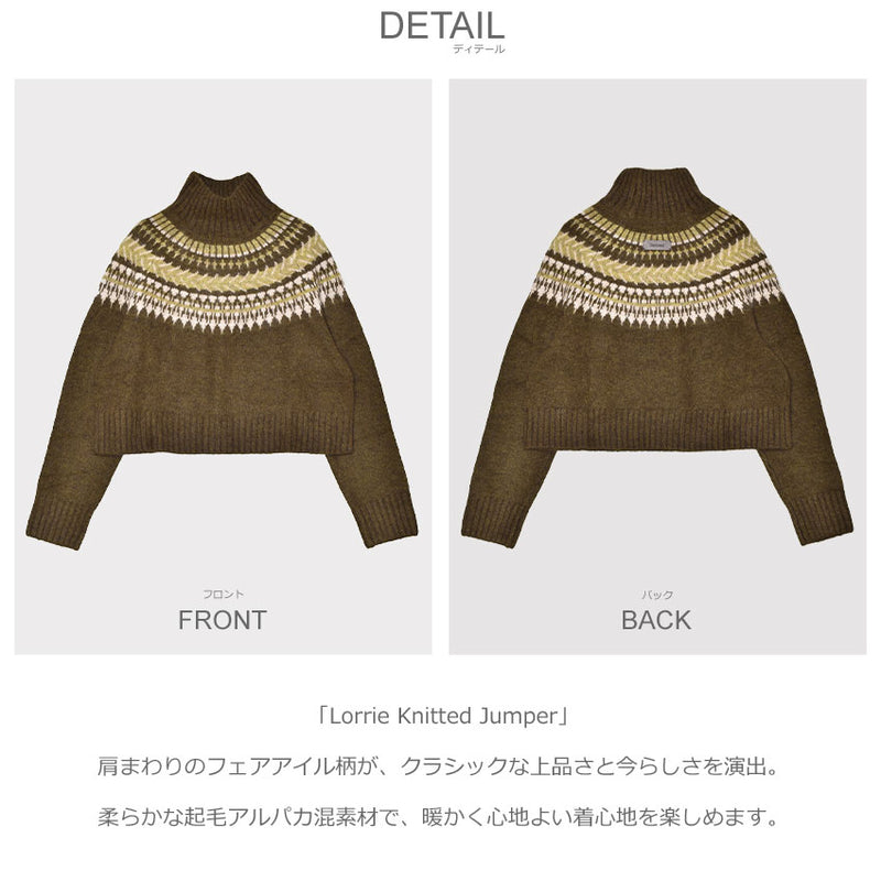 Lorrie Knitted Jumper LKN1712 ニット