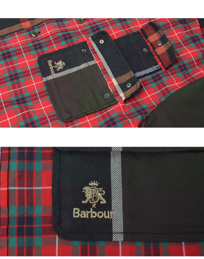 Relaxed Patchwork Shirt MSH5538 長袖シャツ 1カラー