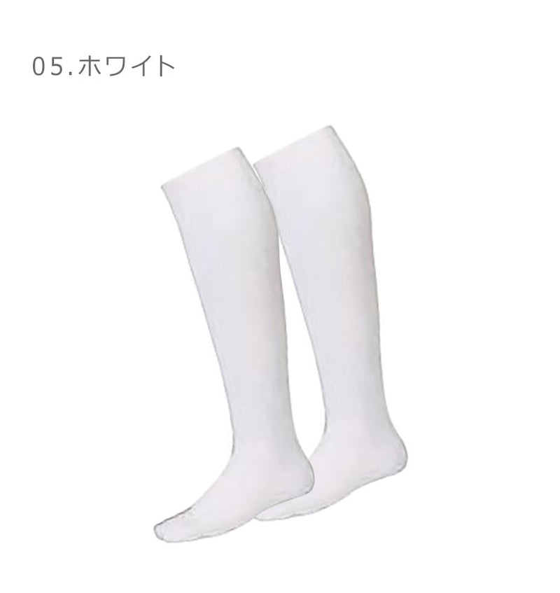 ノーライン ロングソックス ライト AAS12S01 ソックス ブラック 黒 ネイビー レッド ホワイト 白 5カラー