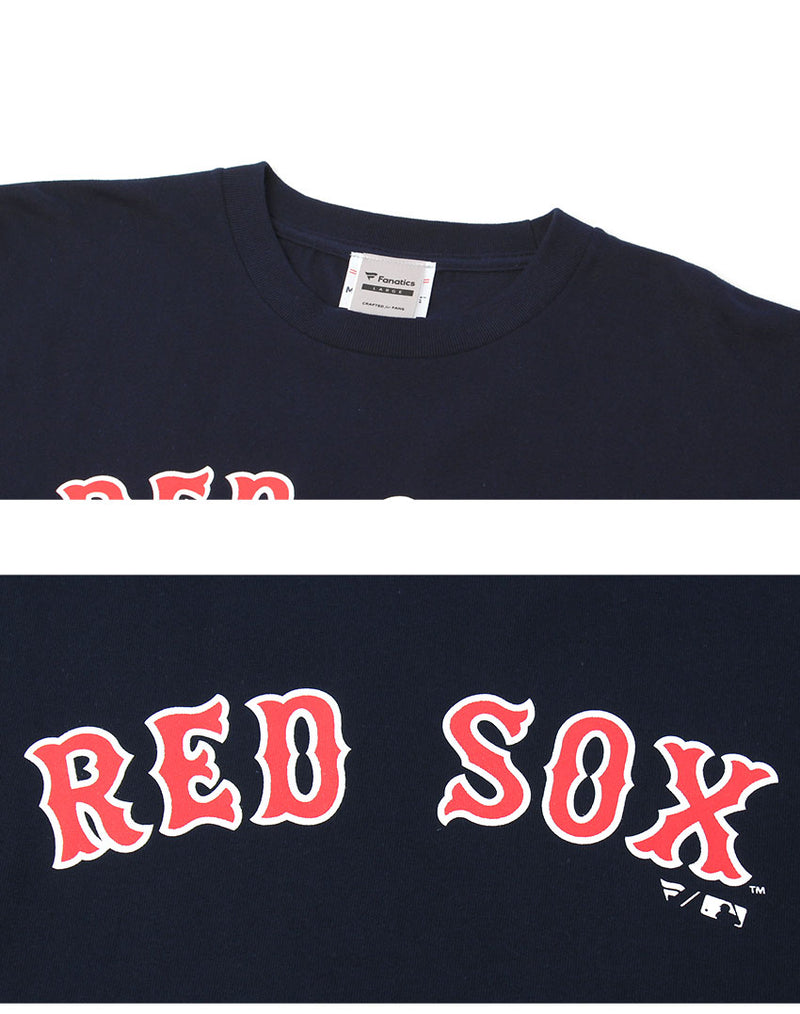 [MLB] Basic Loose Fit T-Shirt ★すぐ品切れ★ ファナティクス FANATICS MLB フロント ワードロゴ Tシャツ