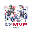ヤンキース ドジャース アーロン・ジャッジ×大谷翔平 MVP 2024 コラボ Tシャツ ML01-24FW-0078 半袖Tシャツ
