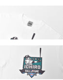 イチロー HOF記念ロゴ Tシャツ ML01-25SS-0087 半袖Tシャツ