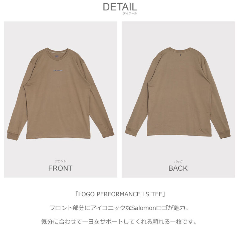 LOGO PERFORMANCE LS TEE LC2246200 長袖Tシャツ 1カラー