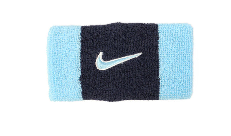 ナイキリストバンド　ナダル使用モデル⑮濃紺 NIKE ナイキ リストバンド スウッシュダブルワイド 2個入り N.NN