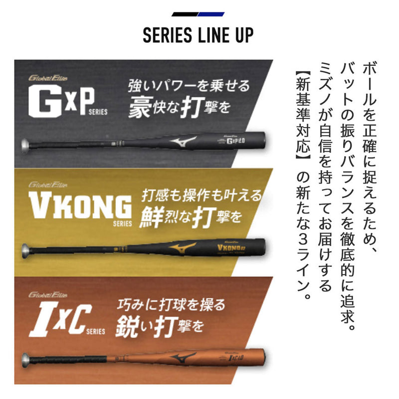 硬式用 グローバルエリート G×P1.0 1CJMH121 バット 2カラー