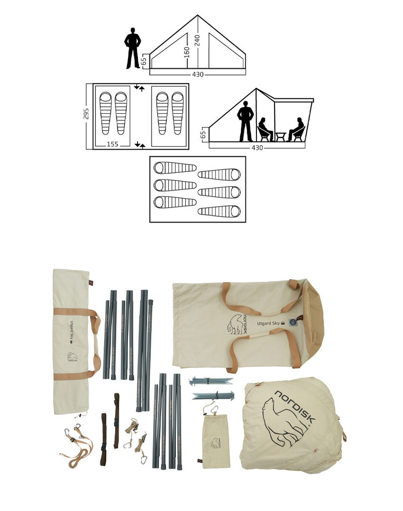 Utgard Sky 13.2 Technical Cotton Tent 142061 テント