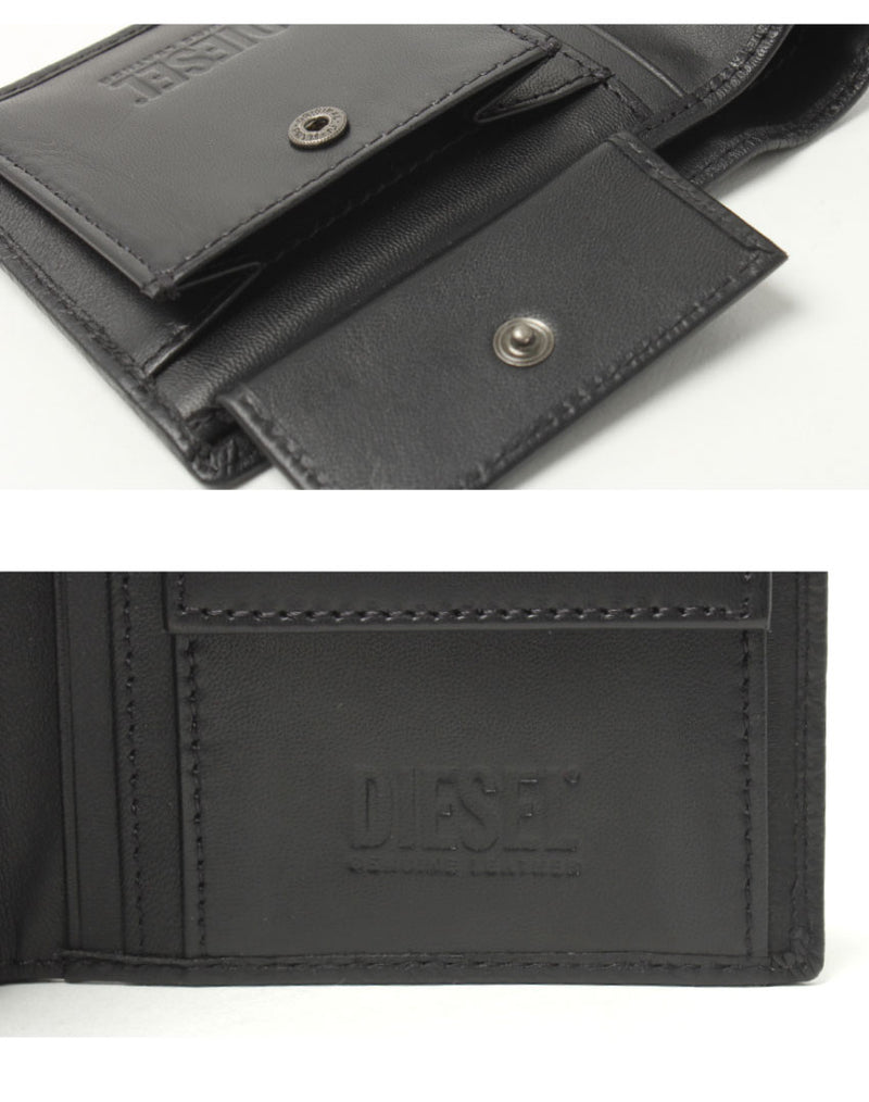 ディーゼル DIESEL メンズ 財布 二つ折り パスポケット付き BI-FOLD COIN S バイフォールドウォレット 2023年春夏新作 X09358 PR013