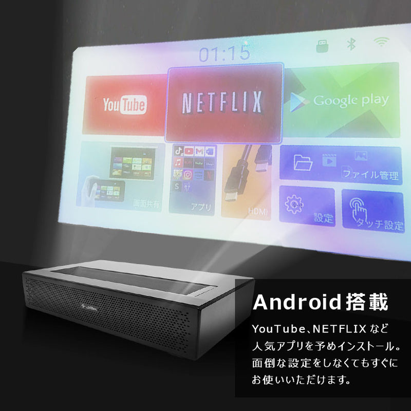 壁短焦点プロジェクター SP02 プロジェクター 1カラー
