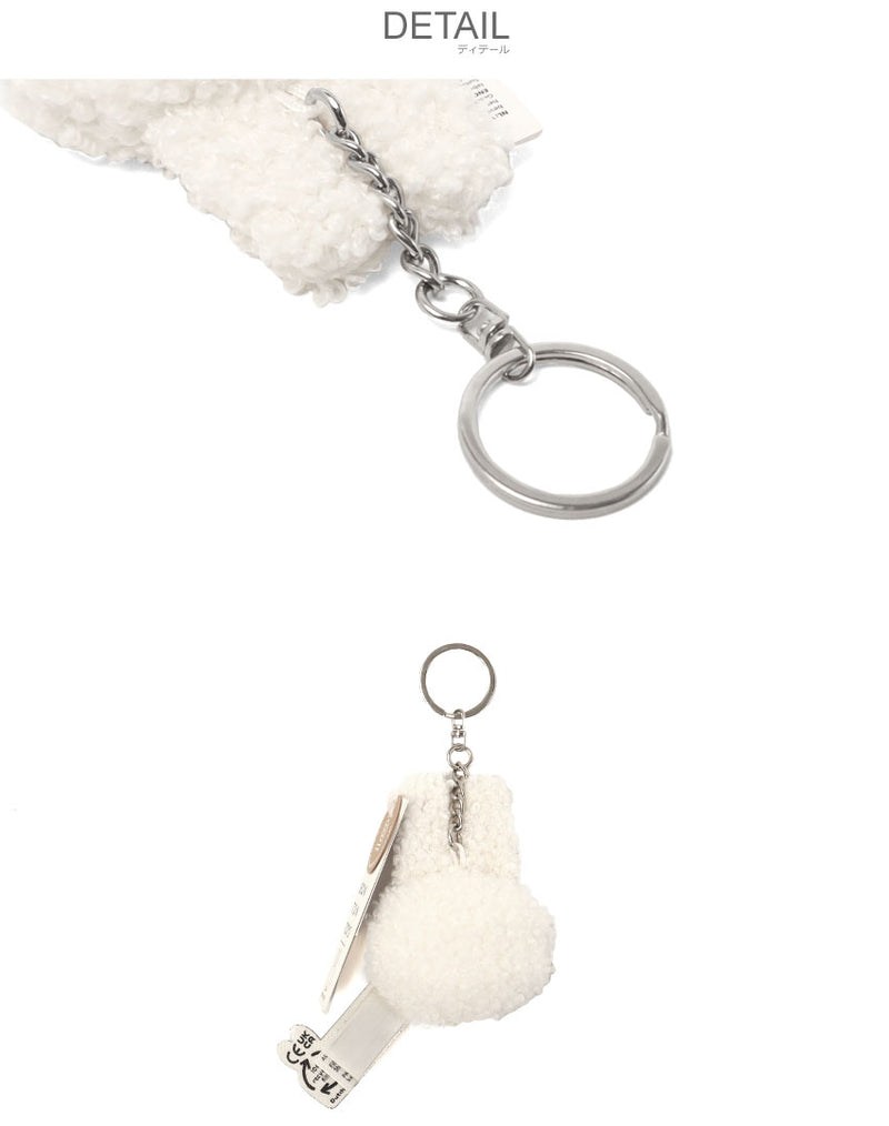 MIFFY FLAT KEYCHAIN ECO TINY TEDDY 10cm 24205046 24205047 キーチェーン 2カラー