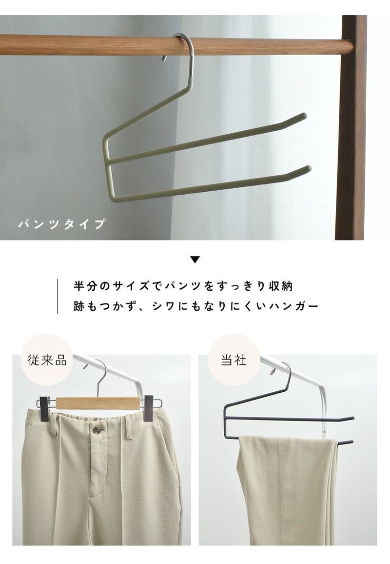 パンツハンガー5本セット RHG-004 ハンガー 8カラー