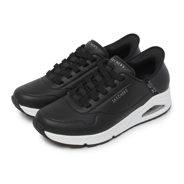 SKECHERS エアクールズ　ネイビー スニーカー　エアクッション22.5cm スケッチャーズ SKECHERS スリップインズ ウノ イージー エア
