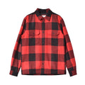 アラスカンウールチェックオーバーシャツ WOOS0067 長袖シャツ 3カラー