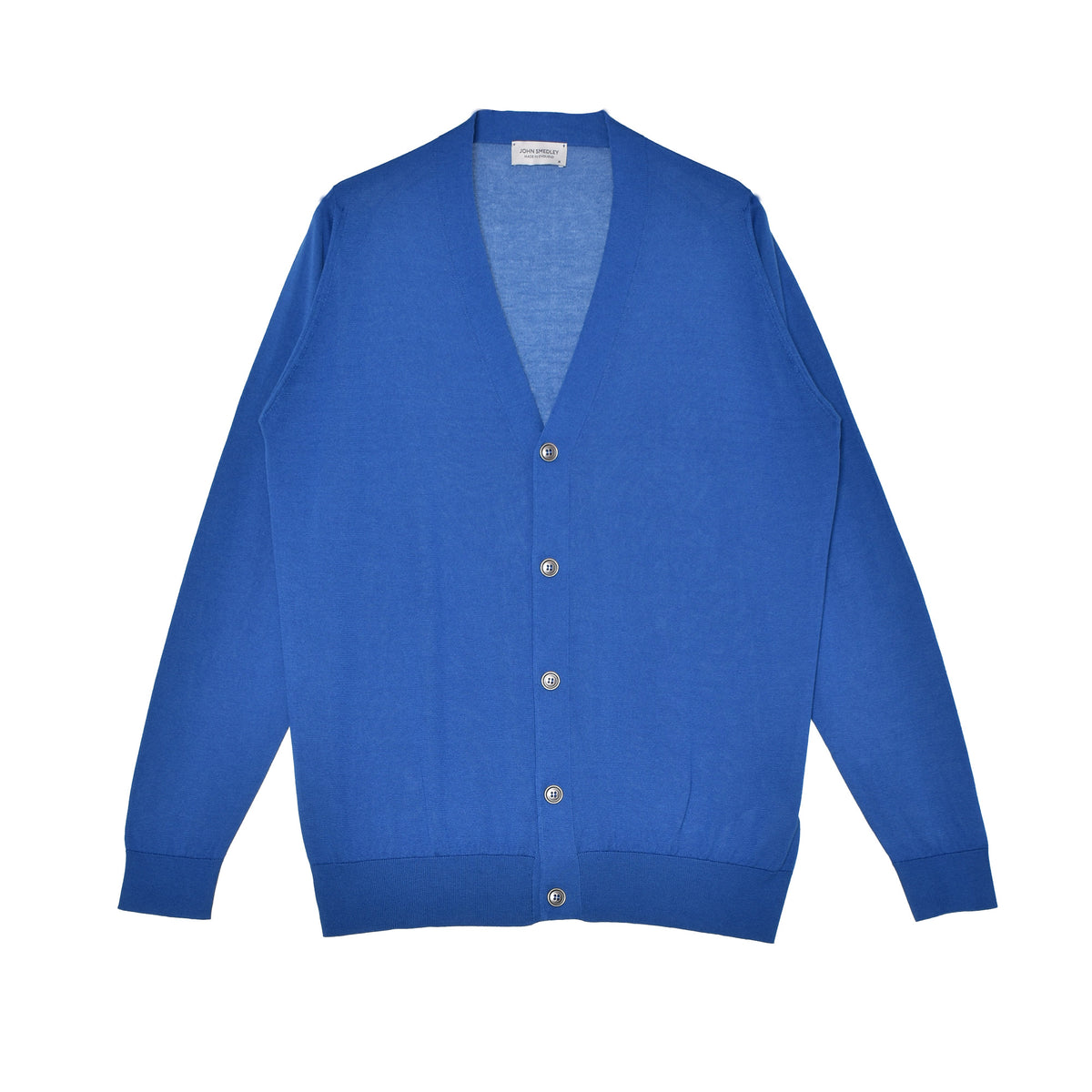 JOHN SMEDLEY ブルー カーディガン Mサイズ JOHN SMEDLEY ブルー カーディガン Mサイズ ジョンスメドレー