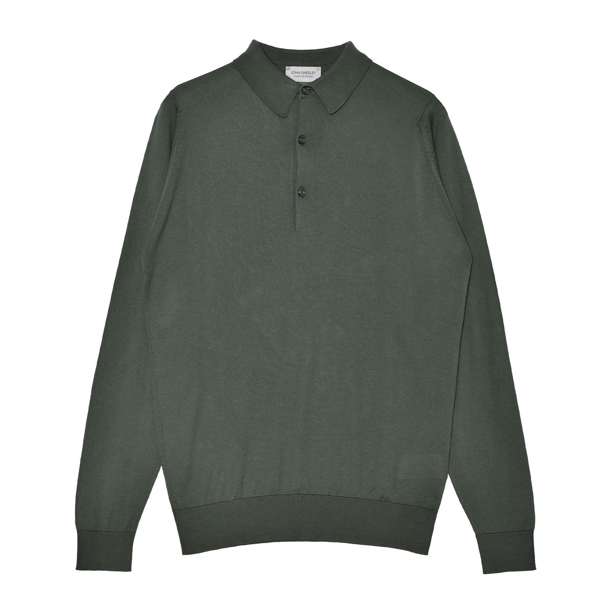 181 新品 ジョンスメドレー BRADWELL 30G 長袖 ポロシャツ M JOHN SMEDLEY ジョンスメドレー 長袖 ポロシャツ/BRADWELL シー