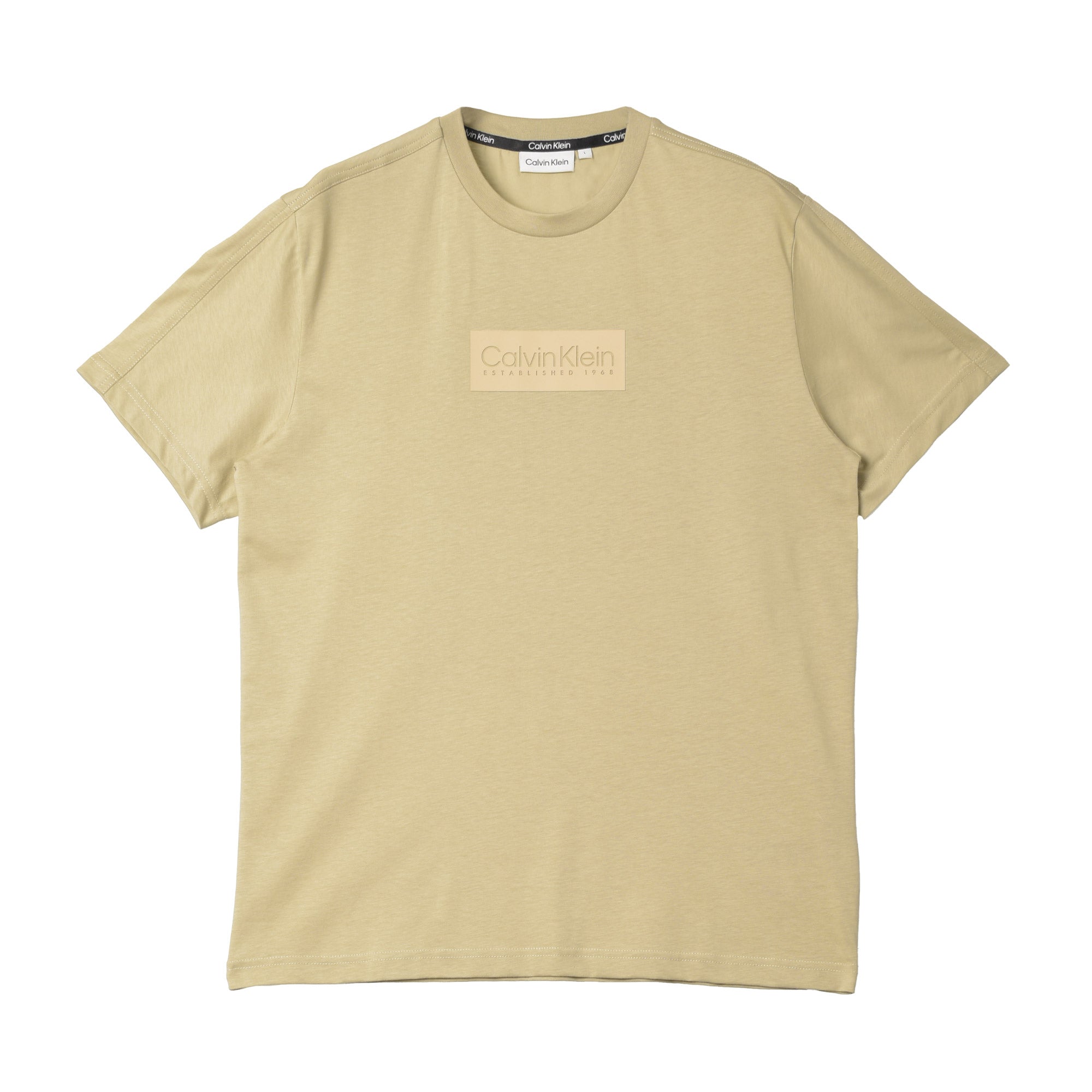 新しいカルバンクライン エアブラシ ロゴ Tシャツ 2点以上でさらに10%OFF】Tシャツ - ロゴプリントクルーネックT