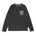 ロングスリーブ・ショップ・ステッカー・ポケット・レスポンシビリティー 37836 長袖Tシャツ 2カラー