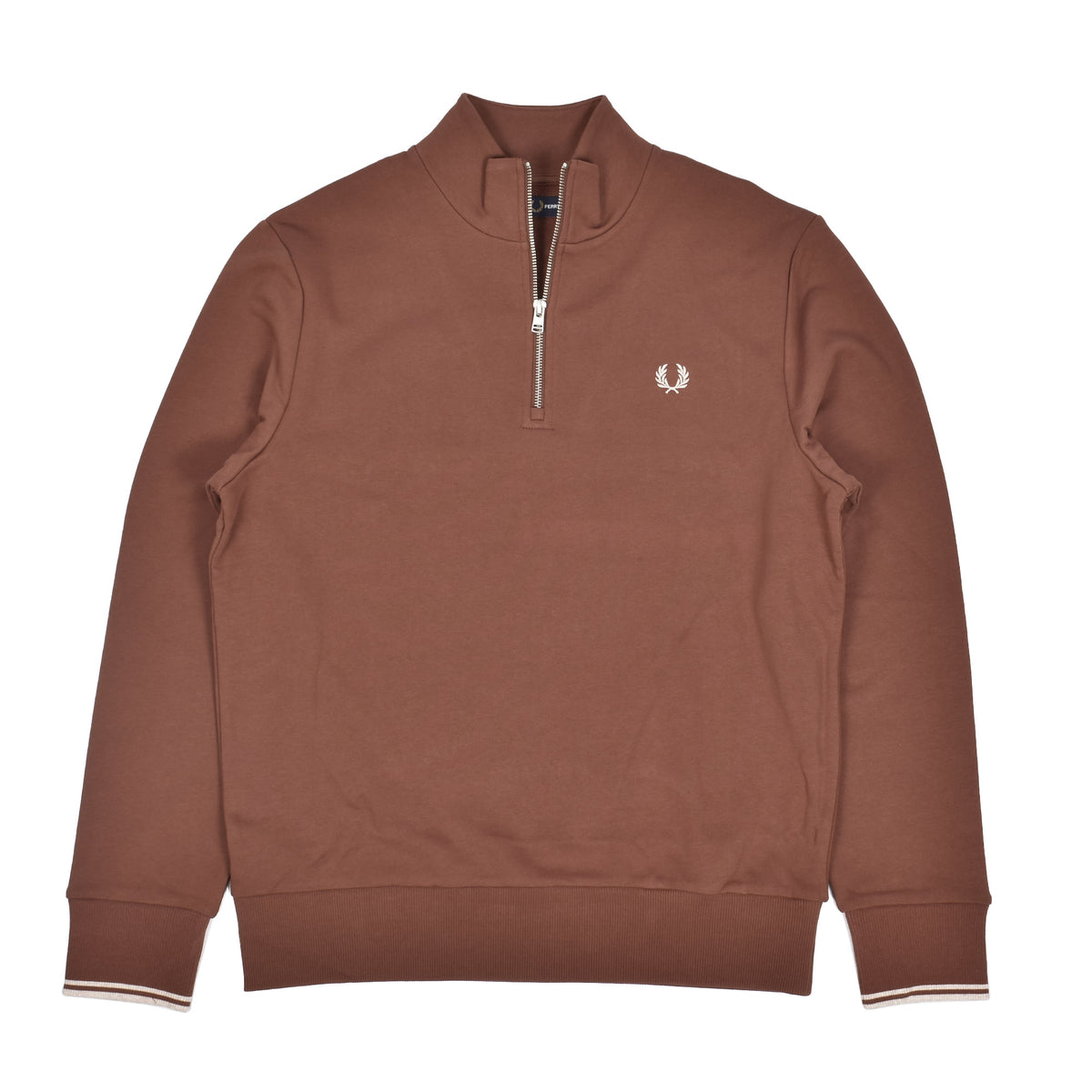 FRED PERRY(フレッドペリー)Mens Half Zip Fleece Back
