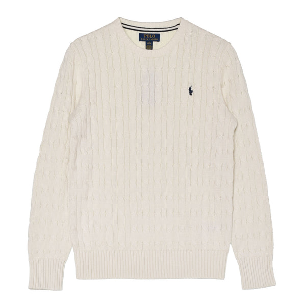 CABLE-KNIT CREW SWEATER 323702674 セーター 2カラー