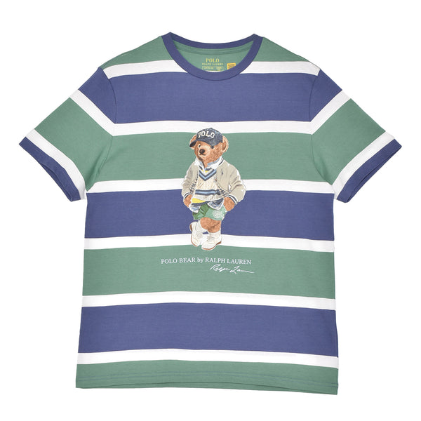 ベア ストライプド コットン ジャージー Tシャツ 323971435 001 Tシャツ 1カラー