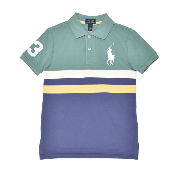 Ralph Lauren ポロシャツ big pony Big Pony コットン メッシュ ポロシャツ
