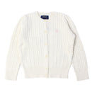 ミニケーブル コットン カーディガン 312543047 ニットカーディガン 4カラー