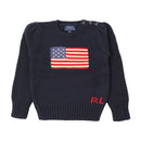 FLAG COTTON CREW SWEATER 312668609 ニット 1カラー