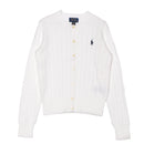 ミニケーブル コットン カーディガン 313543047 ニットカーディガン 3カラー