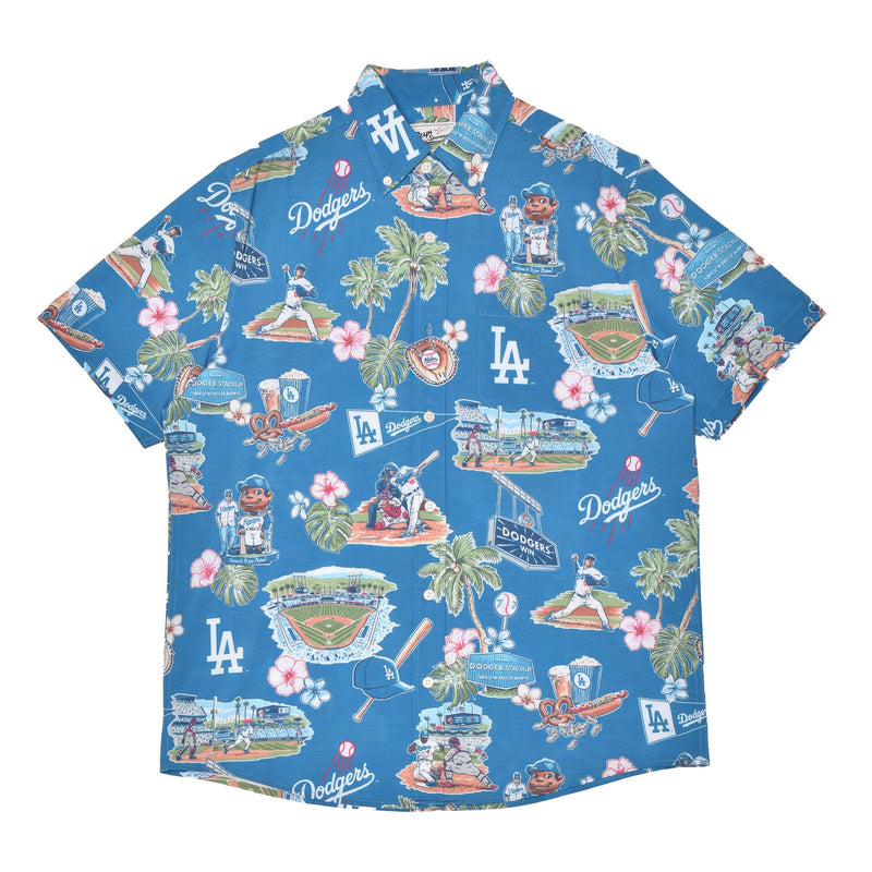 LOS ANGELES DODGERS SCENIC PERFORMANCE BUTTON FRONT M679913125 半袖シャツ