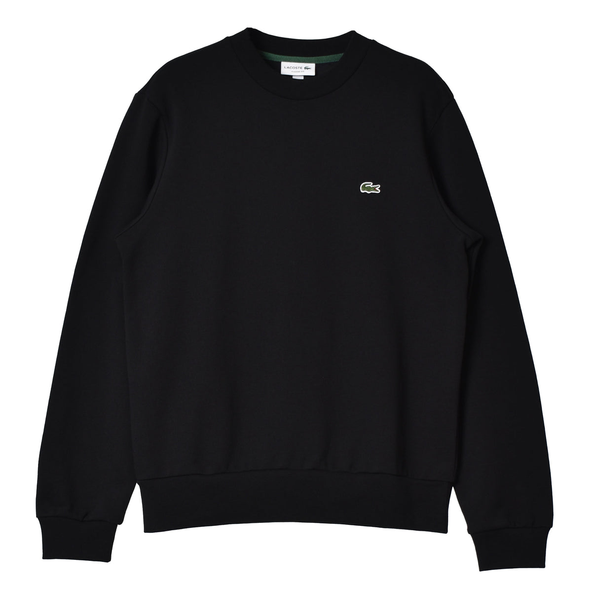 LACOSTE トレーナー スウェット ネームジャカードモックネック