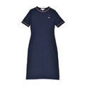 ラインドリブTシャツドレス EF9988 ワンピース 3カラー
