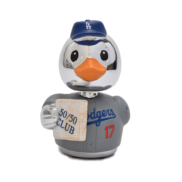 Shohei Ohtani Los Angeles Dodgers 50 Home Runs＆50 Stolen Bases Silver Player Bobble Duck Mini Bobblehead BHMBFIFTYPLRUBDKMNLDSO ボブルヘッド
