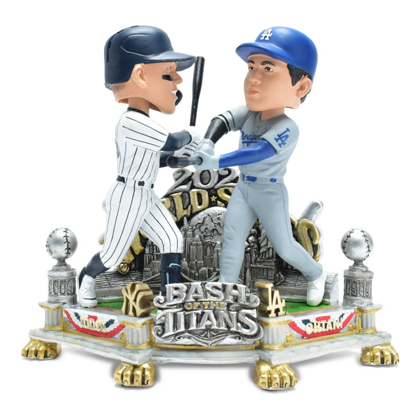Aaron Judge and Shohei Ohtani New York Yankees and Los Angeles Dodgers 2024 World Series Dual Battle Bobblehead BHMB24NYHMDULDNYSOAJ ボブルヘッド