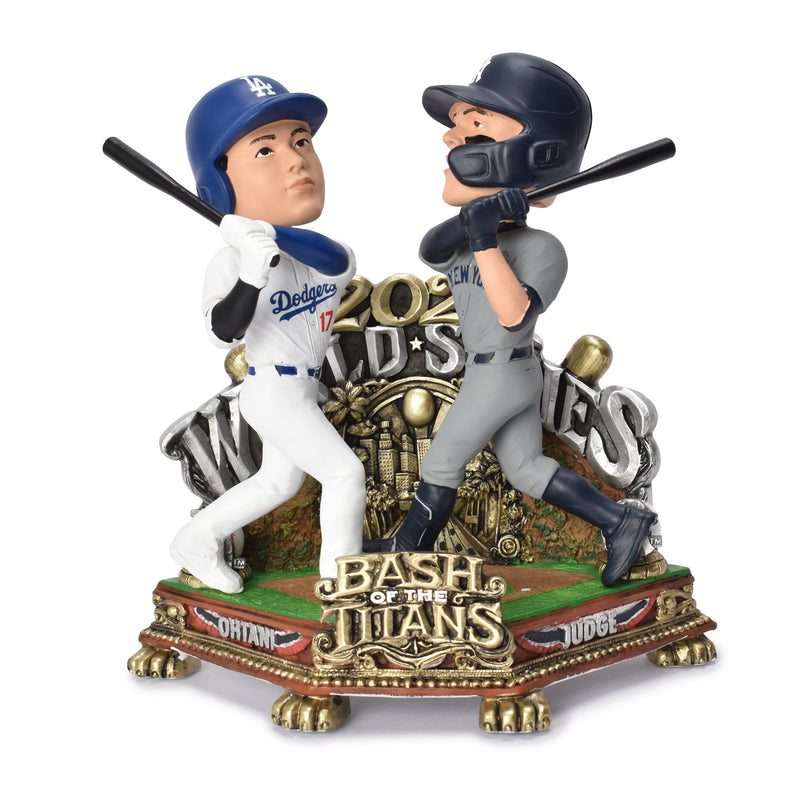 Shohei Ohtani＆Aaron Judge Los Angeles Dodgers＆New York Yankees 2024 World Series Dual Battle Bobblehead BHMB24LAHMDUNYLDAJSO ボブルヘッド