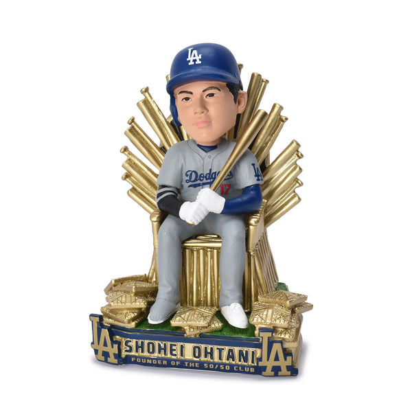 Shohei Ohtani Los Angeles Dodgers 50 Home Runs＆50 Stolen Bases Club of One Throne Bobblehead BHMBSMU5050THRONELDSO ボブルヘッド