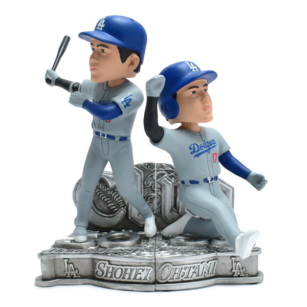 Shohei Ohtani Los Angeles Dodgers 50 Home Runs ＆ 50 Stolen Bases Connecting Platinum Base Bobblehead Set BHMB24CNT2PK5050PLATLDSO ボブルヘッド