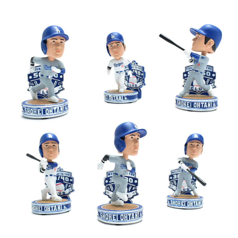 Shohei Ohtani Los Angeles Dodgers Journey to 50 Home Runs and 50 Stolen Bases Mini Bobblehead Boxed Set BHMB24MILEMNBXLDSO ボブルヘッド