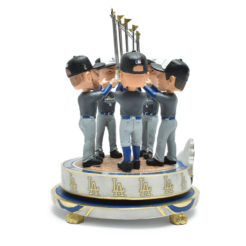 LOS ANGELES DODGERS 2024 WORLD SERIES CHAMPIONS TROPHY SPINNER MINI BOBBLEHEAD SCENE BHMB24WSPLSPNHMNLD ボブルヘッド
